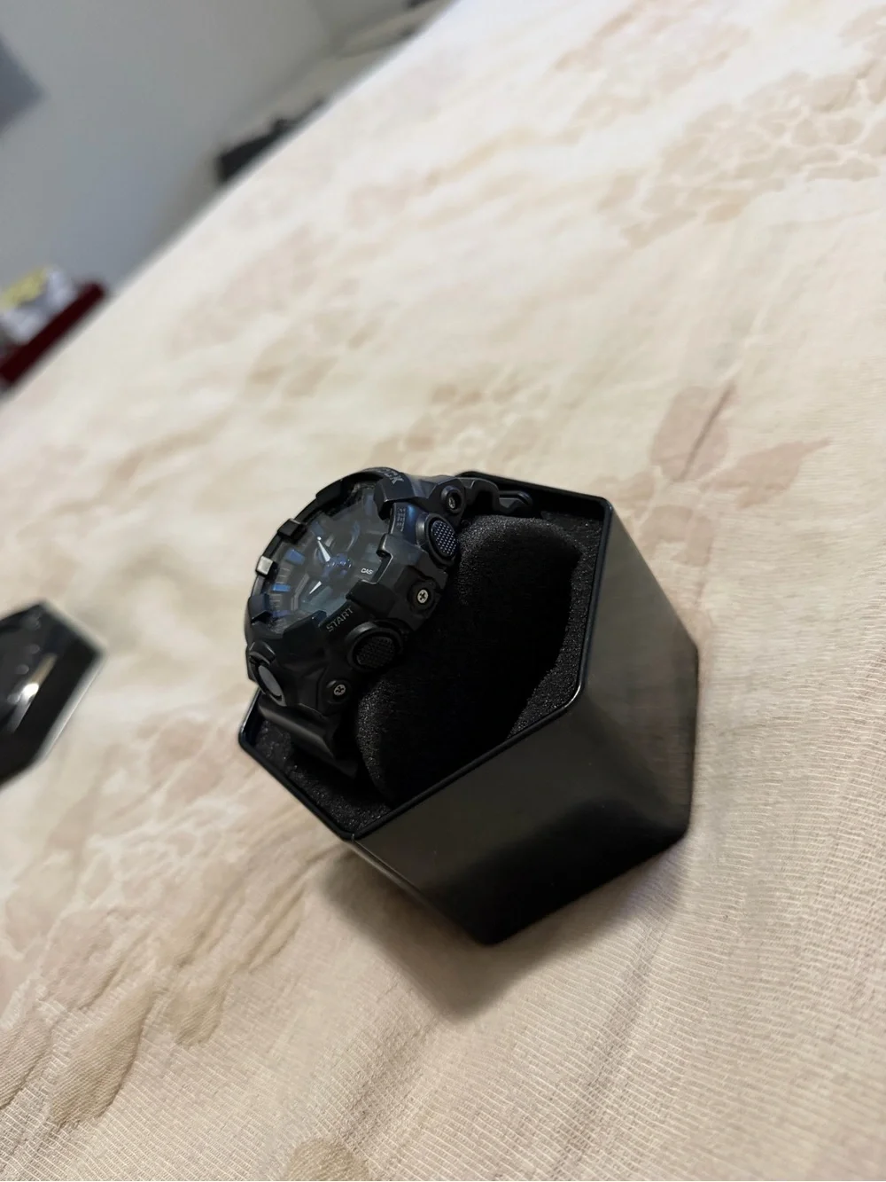 Men's Casio G-Shock Black & Blue Analog Digital Watch